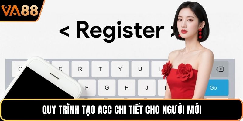 Quy trình tạo acc chi tiết cho người mới